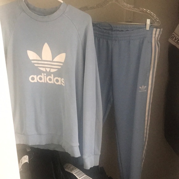 peach adidas sweatsuit